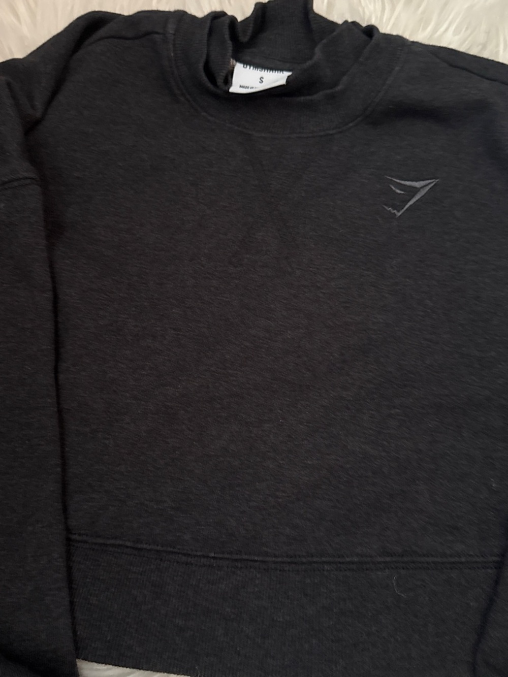 Gymshark Women's Dark Gray Crewneck Sweatshirt
